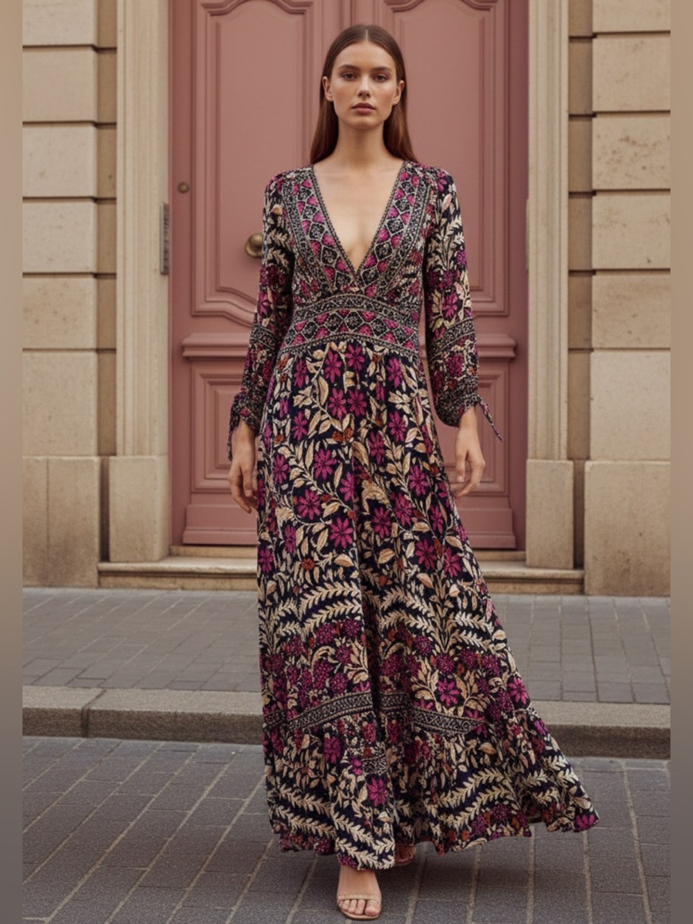 Rustic & Bohemian Vintage Inspired Dress by Papillon